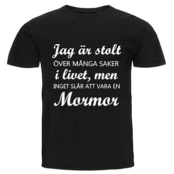 T-shirt - Jag är stolt, Mormor