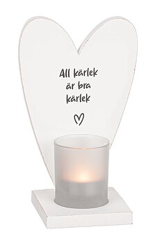Ljushållare Hjärta, All kärlek är bra kärlek