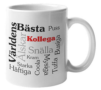 Mugg - Världens bästa kollega