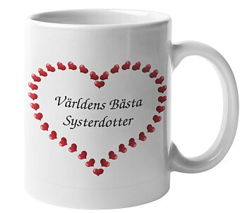 Mugg - Världens bästa systerdotter