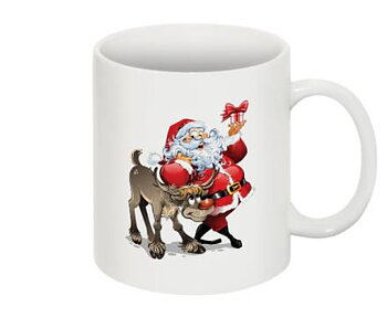 Mugg - Tomte och ren