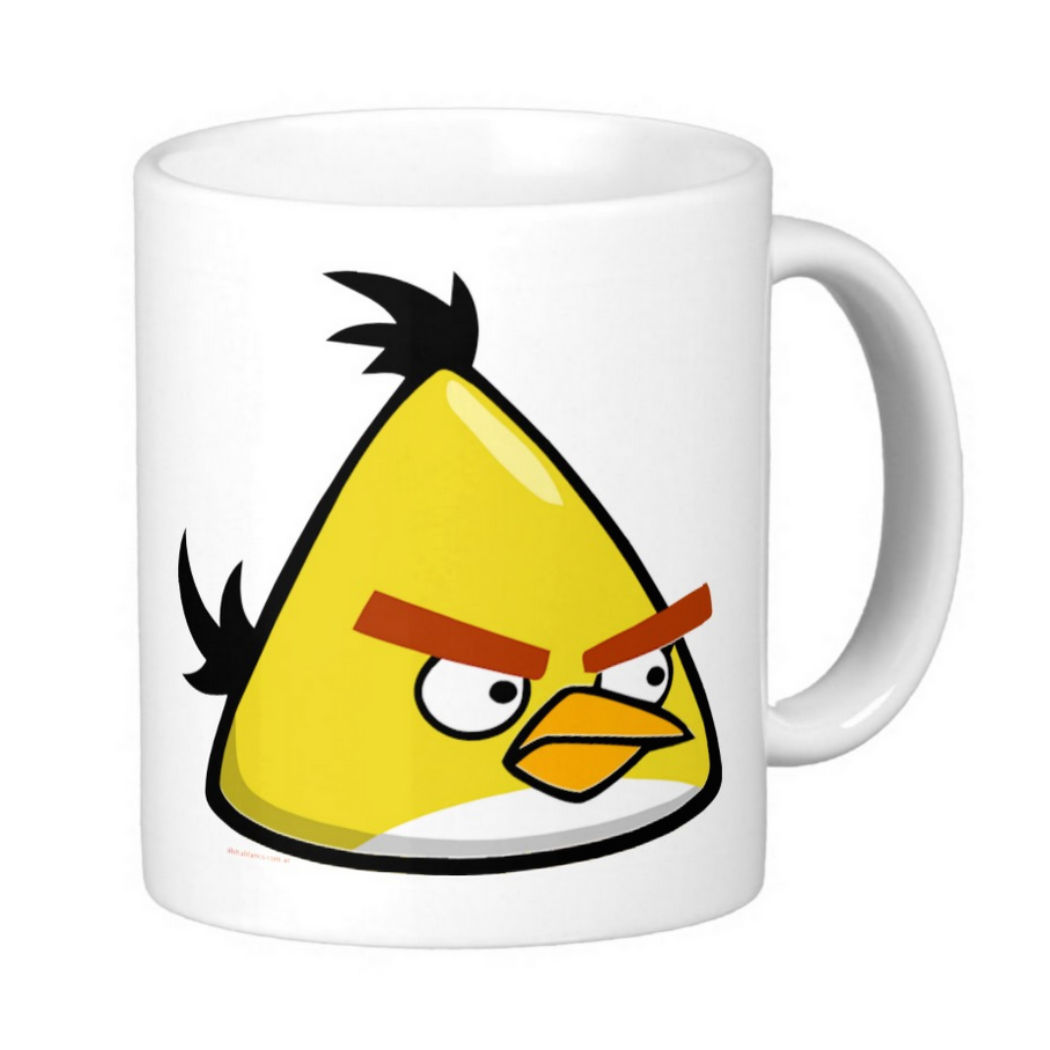 Mugg - Angry birds, Gul