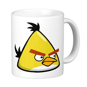 Mugg - Angry birds, Gul