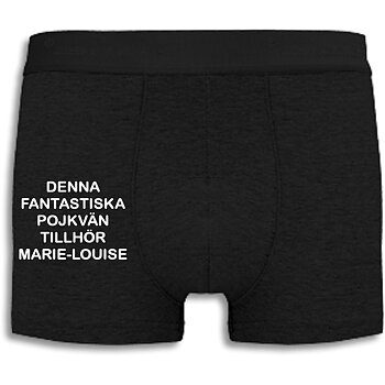 Boxershorts, Denna fantastiska pojkvän