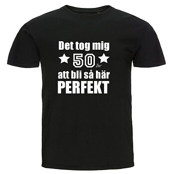 T-shirt - Perfekt med eget år