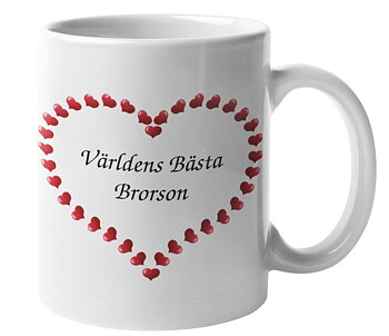 Mugg - Världens bästa brorson