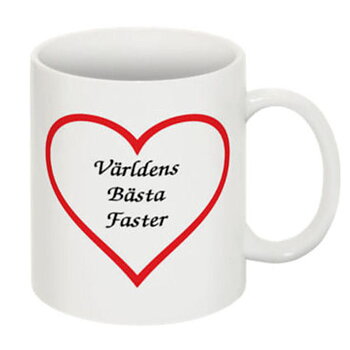 Mugg - Världens bästa faster
