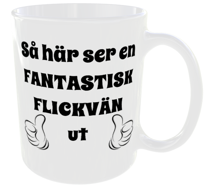Mugg - Så här ser en fantastisk flickvän ut