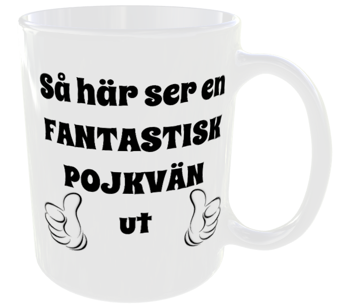 Mugg - Så här ser en fantastisk pojkvän ut