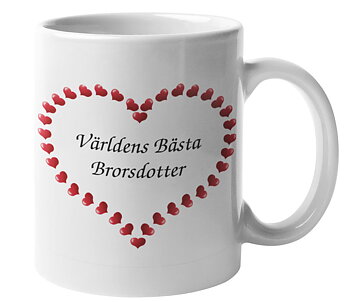 Mugg - Världens bästa brorsdotter
