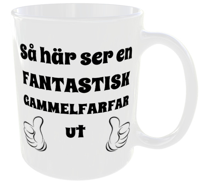 Mugg - Så här ser en fantastisk gammelfarfar ut