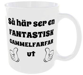 Mugg - Så här ser en fantastisk gammelfarfar ut