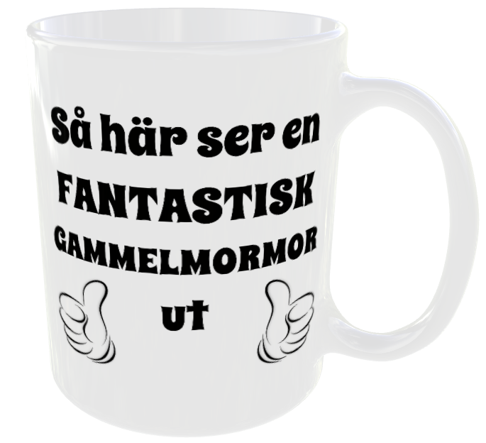 Mugg - Så här ser en fantastisk gammelmormor ut
