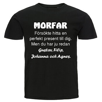 T-shirt - Morfar, present