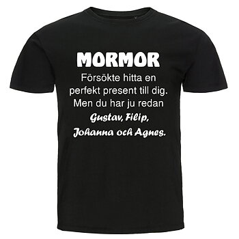 T-shirt - Mormor, present