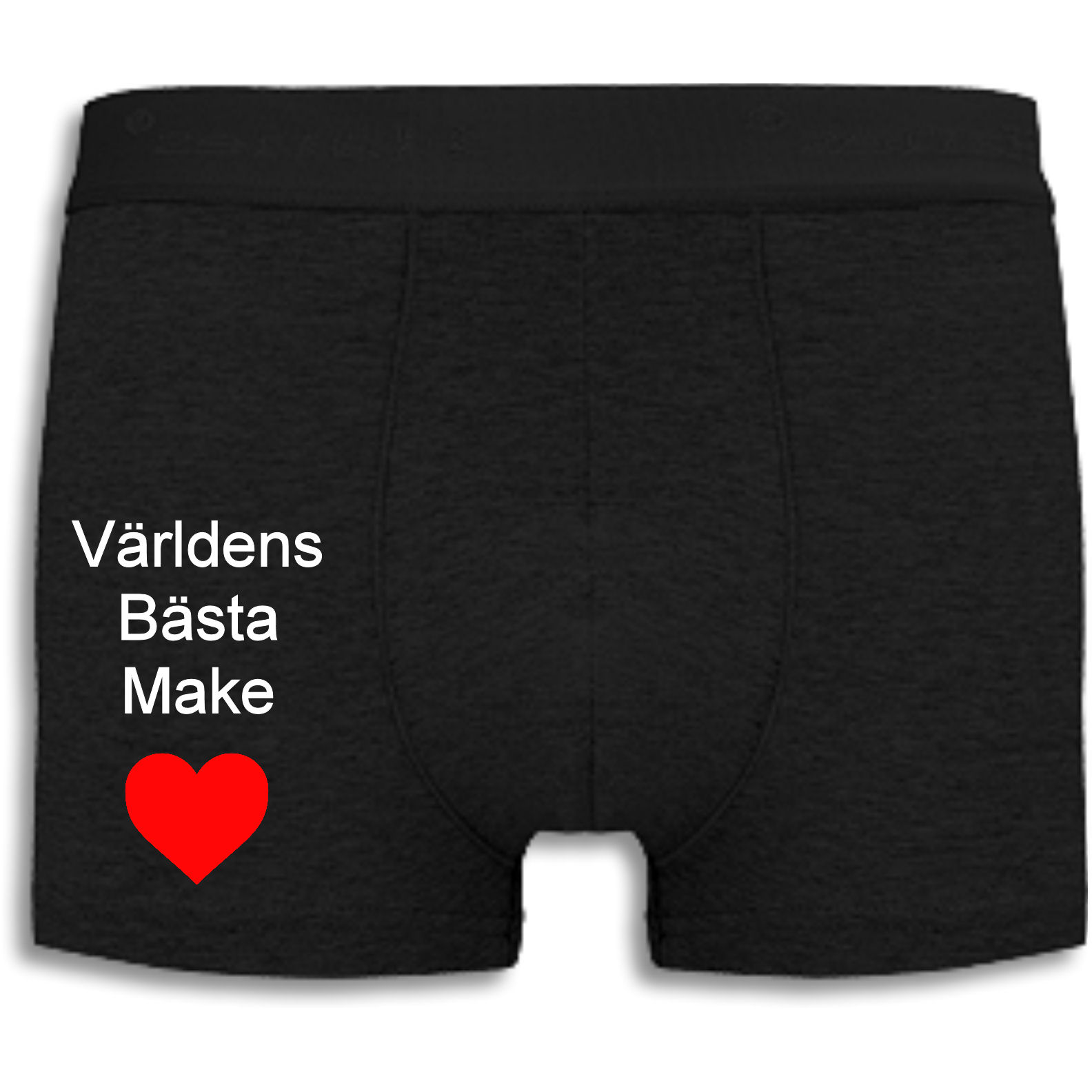 Boxershorts - Världens Bästa Make med rött hjärta
