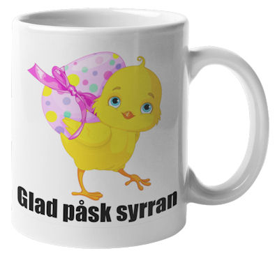 Mugg - Glad påsk syrran