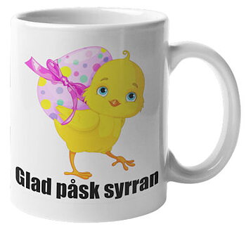 Mugg - Glad påsk syrran