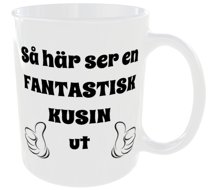 Mugg - Så här ser en fantastisk kusin ut