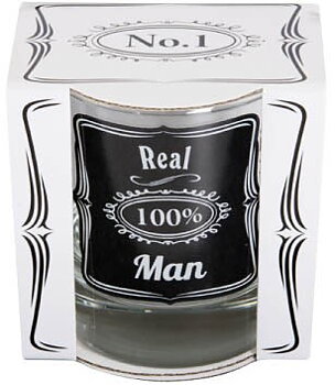 Whisky glas - 100% Real man