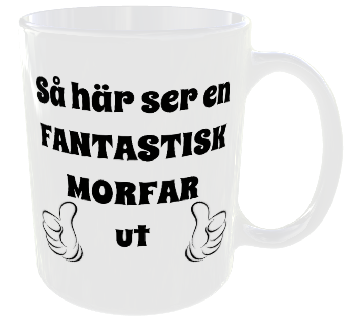 Mugg - Så här ser en fantastisk morfar ut