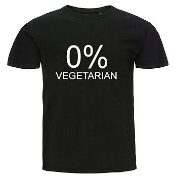 T-shirt - 0% Vegetarian
