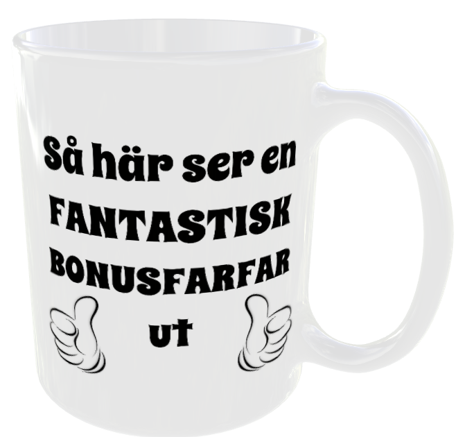 Mugg - Så här ser en fantastisk bonusfarfar ut