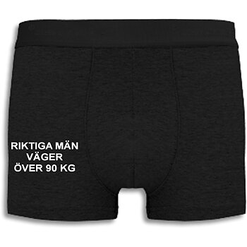 Boxershorts - Riktiga män väger över 90 kg