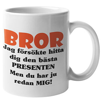 Mugg - Bror presenten