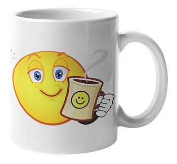 Mugg - Emoji, Coffee