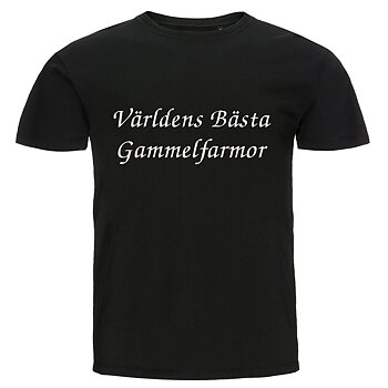 T-shirt - Världens bästa gammelfarmor