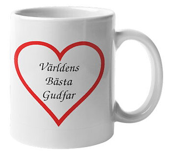 Mugg - Världens Bästa Gudfar
