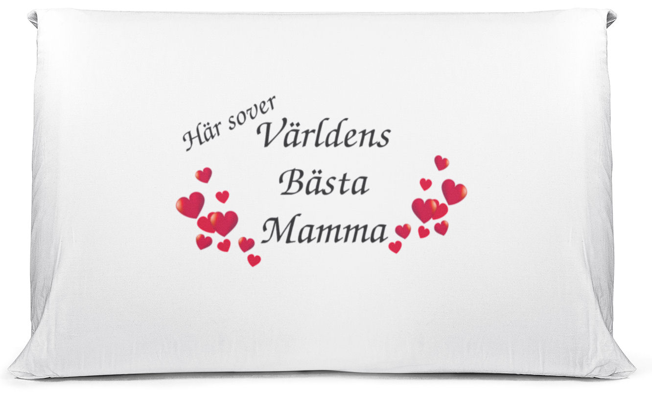 Örngott - Här sover världens bästa mamma 50x60 cm