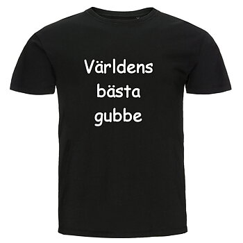 T-shirt - Världens bästa gubbe
