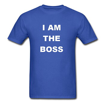 Barn T-shirt - I am the boss