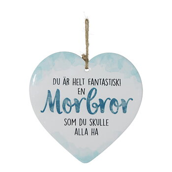 Skylt, Enjoy heart - Morbror