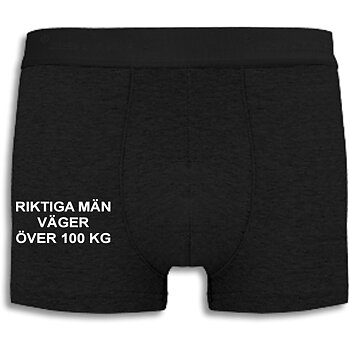Boxershorts - Riktiga män väger över 100 kg
