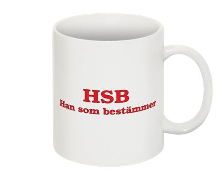 Mugg - HSB, Han som bestämmer