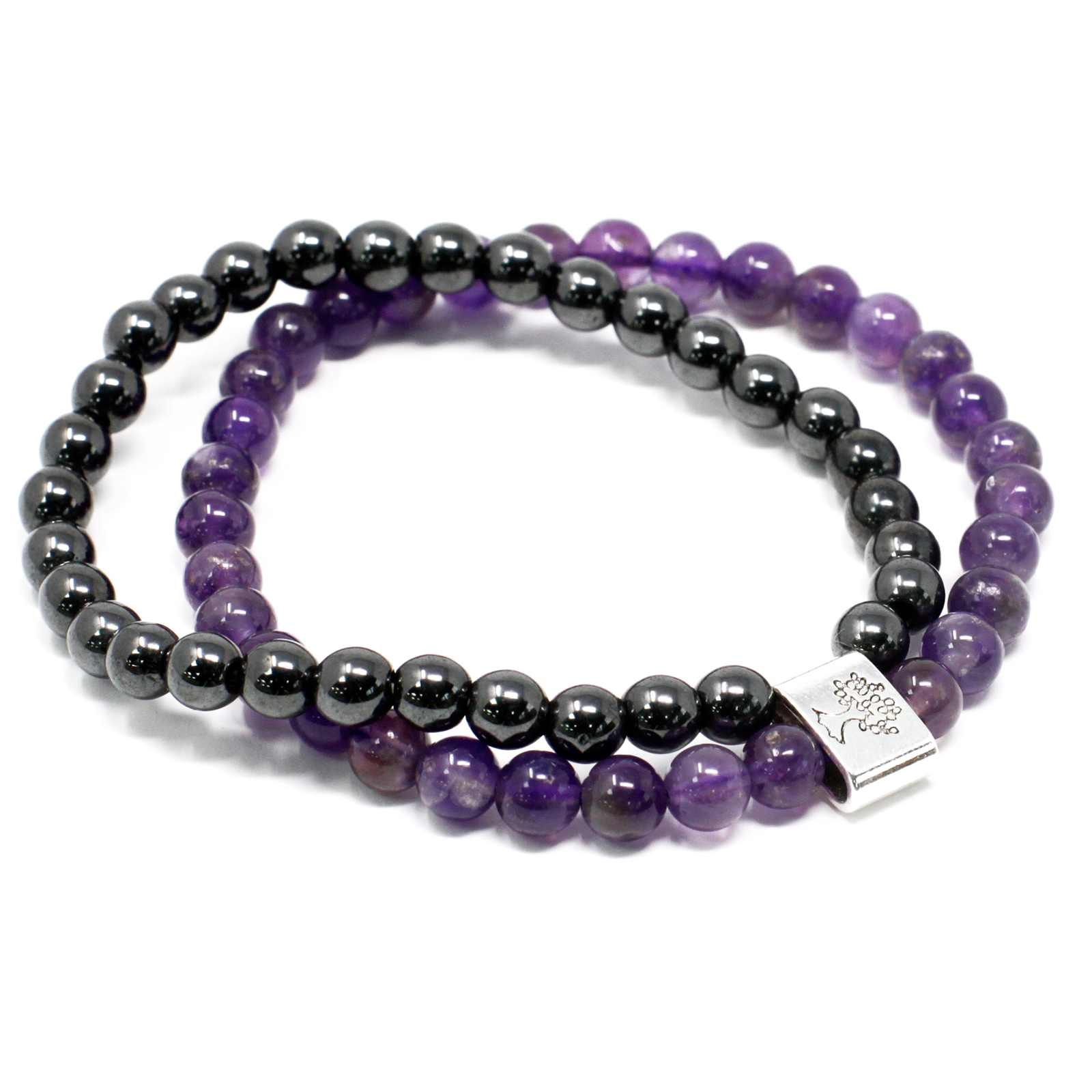 Magnetiskt armband, Ancient Wisdom - Amethist - 2