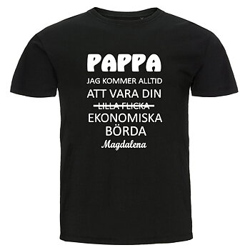 T-shirt - Pappas lilla flicka