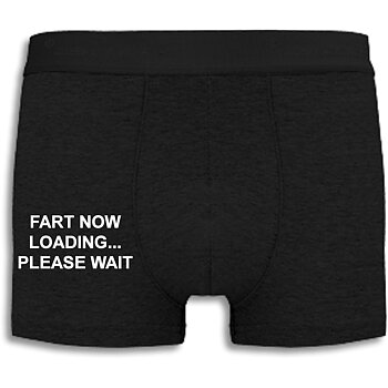 Boxershorts - Fart now loading