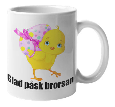 Mugg - Glad påsk brorsan