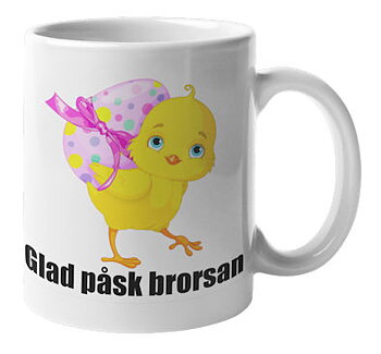 Mugg - Glad påsk brorsan