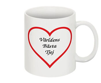 Mugg - Världens bästa tjej