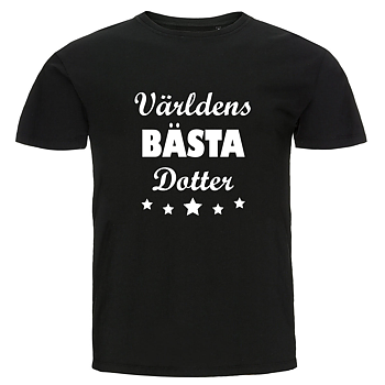 T-shirt - Världens bästa dotter