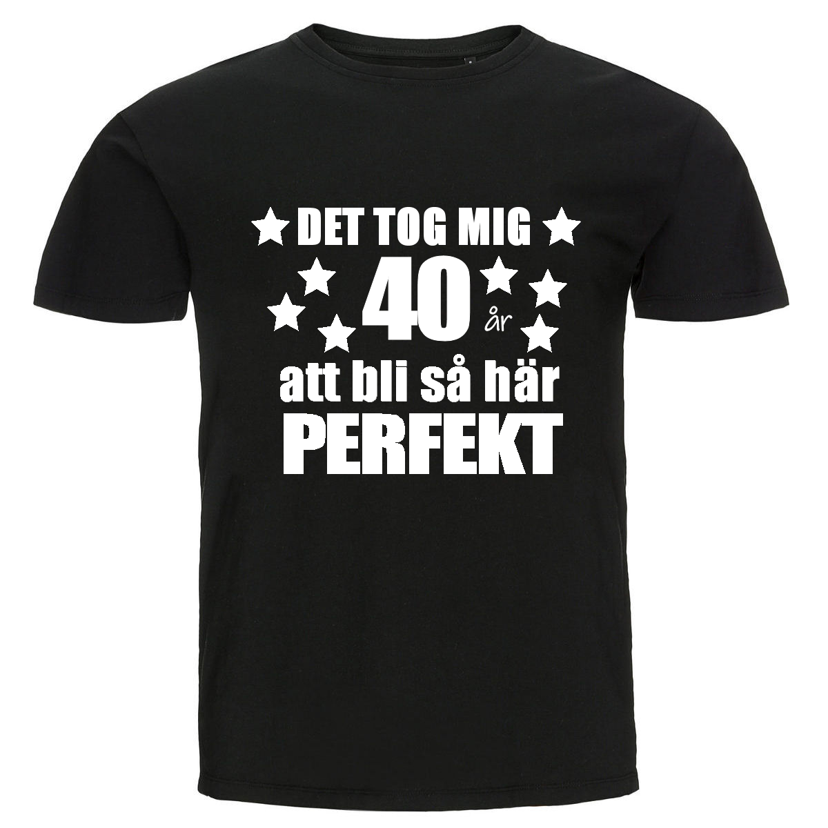 T-shirt - Det tog mig 40 år att bli så här perfekt