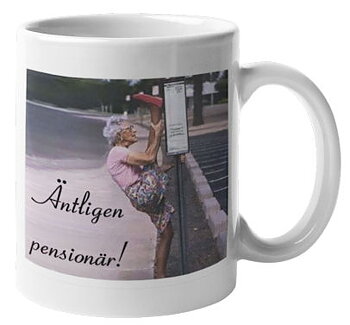 Mugg - Äntligen pensionär