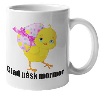 Mugg - Glad påsk mormor