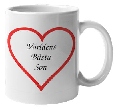 Mugg - Världens bästa son