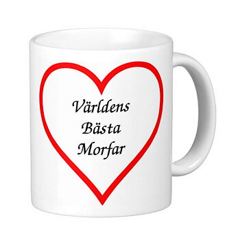 Mugg - Världens bästa morfar